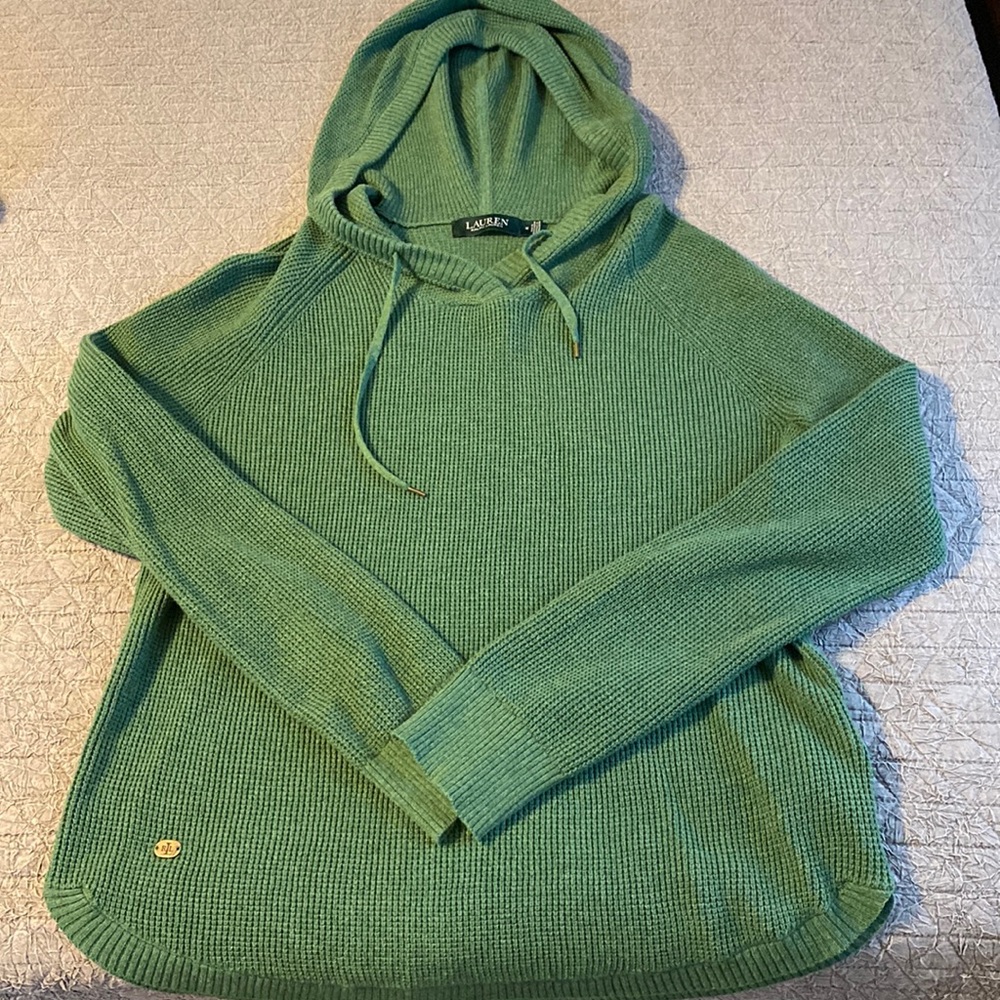 Never worn Ralph Lauren sweater with hood